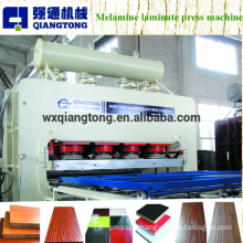 Melamine faced MDF board embossing hot press machine